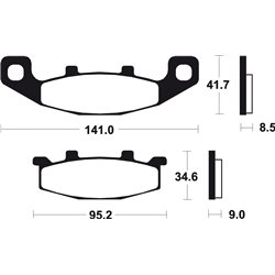 SUZUKI SW1 250 (92-16) DELANTERAS BREMBO