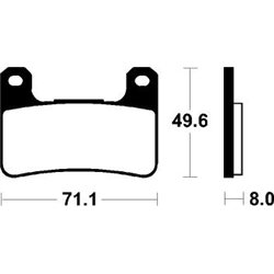 SUZUKI V STROM ABS 1000 (14-16) DELANTERAS BREMBO