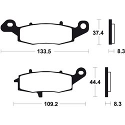 SUZUKI VL INTRUDER (right caliper) 1500 (02-16) DELANTERAS BREMBO