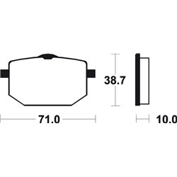 YAMAHA RT 180 (90-93) DELANTERAS BREMBO