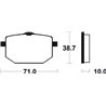 YAMAHA RT 180 (90-93) DELANTERAS BREMBO