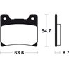 YAMAHA YX RADIAW 600 (87-16) DELANTERAS BREMBO