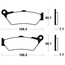BMW R 1200 GS ADVENTURE (14-16) BREMBO TRASERAS