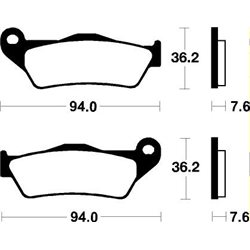 BMW R 1200 R DARK WHITE (14-16) BREMBO TRASERAS