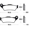 BMW R 1200 S (06-16) BREMBO TRASERAS