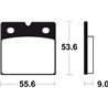 BMW R 80 R (92-92) BREMBO TRASERAS