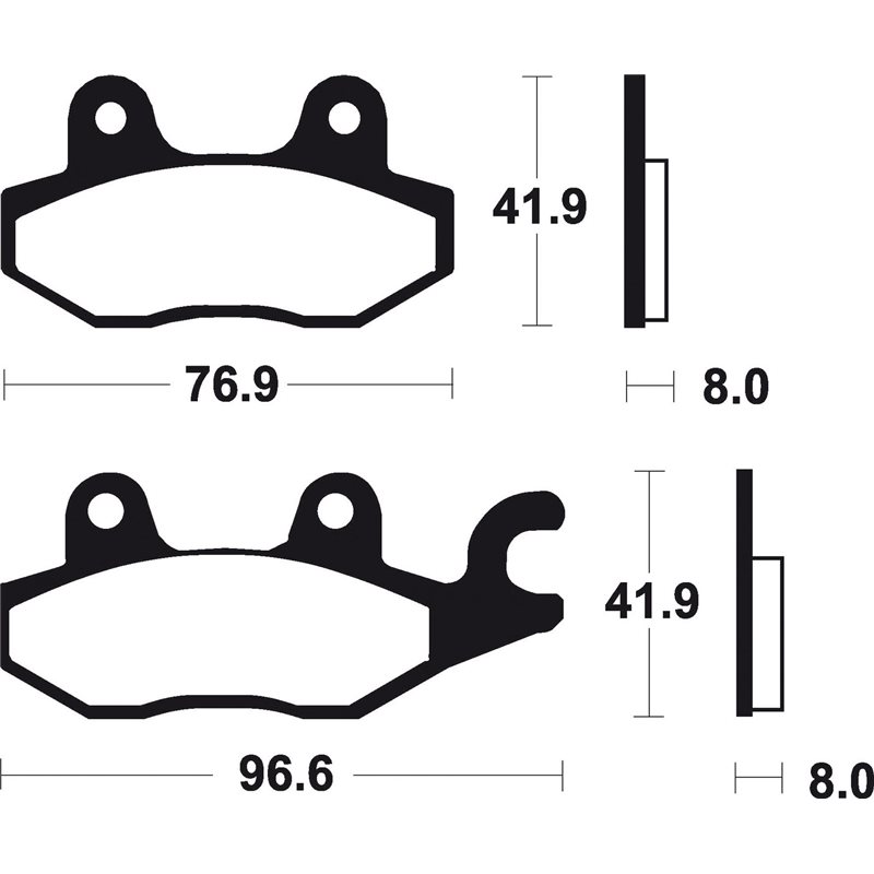 CAGIVA CANYON 500 (99-16) BREMBO TRASERAS