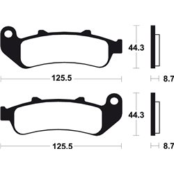 HONDA CBR F, FP 1000 (93-98) BREMBO TRASERAS