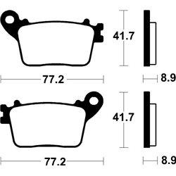 HONDA CBR RR FIREBLADE ABS 1000 (09-16) BREMBO TRASERAS