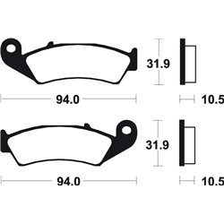 HONDA RVF (RC 45) 750 (94-16) BREMBO TRASERAS