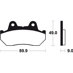 HONDA VF INTEGRA 400 (86-16) BREMBO TRASERAS