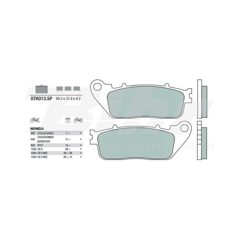 HONDA VFR F 1200 (10-16) BREMBO TRASERAS