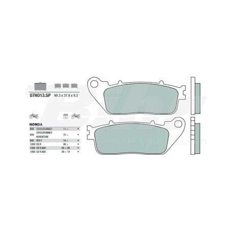 HONDA VFR F 1200 (10-16) BREMBO TRASERAS