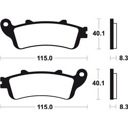 HONDA XL VARADERO (Linked Brake System) 1000 (00-16) BREMBO TRASERAS