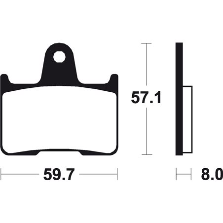 KAWASAKI GTR 1400 (07-16) BREMBO TRASERAS