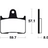 KAWASAKI GTR 1400 (07-16) BREMBO TRASERAS