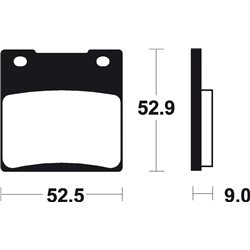 KAWASAKI ZX-7 NINJA 750 (89-94) BREMBO TRASERAS