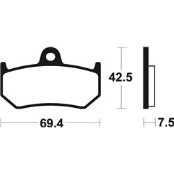 MV AGUSTA F4 R, R 1+1 1000 (06-16) BREMBO TRASERAS