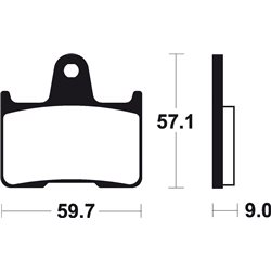 SUZUKI BANDIT S (left caliper) 650 (05-16) BREMBO TRASERAS