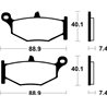 SUZUKI GSX R HAYABUSA (Red Call) 1300 (13-16) BREMBO TRASERAS