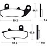 SUZUKI RG F, GAMMA 125 (92-16) BREMBO TRASERAS