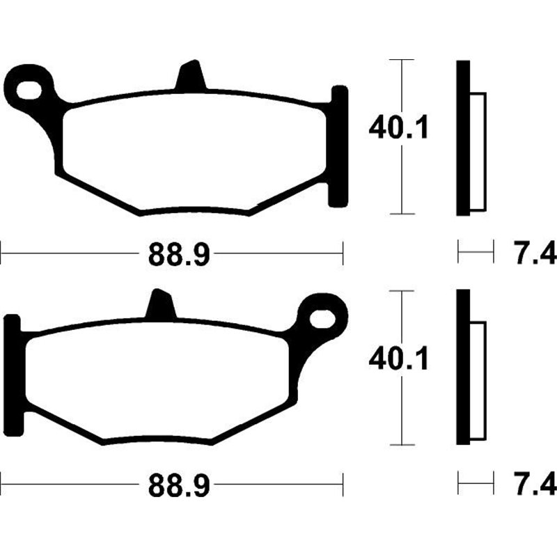 SUZUKI V STROM ABS 1000 (14-16) BREMBO TRASERAS