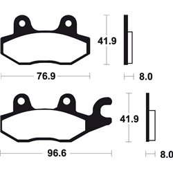 TRIUMPH TIGER SE 1050 (09-16) BREMBO TRASERAS