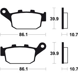 TRIUMPH TIGER XRT 800 (15-16) BREMBO TRASERAS