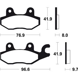TRIUMPH TROPHY (right caliper) 900 (91-95) BREMBO TRASERAS