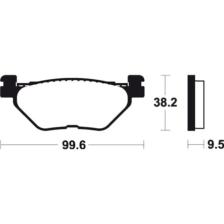 YAMAHA FJR AS 1300 (13-16) BREMBO TRASERAS