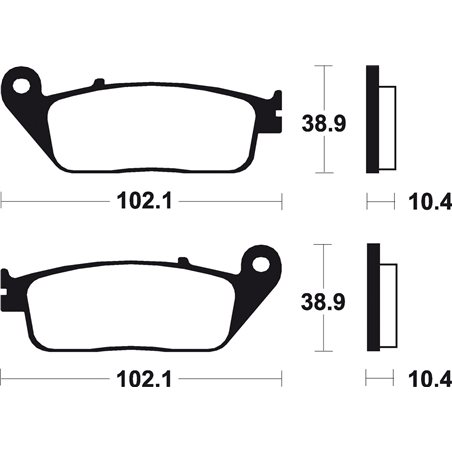 YAMAHA MT-01 1700 (07-16) BREMBO TRASERAS