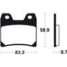 YAMAHA XJR RACER 1300 (15-16) BREMBO TRASERAS