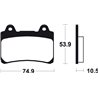 YAMAHA XVZ ROYAL STAR BOULEVARD 1300 (99-16) BREMBO TRASERAS