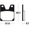 YAMAHA YZF R7 750 (99-16) BREMBO TRASERAS