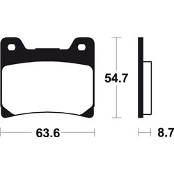 YAMAHA YZF THUNDER ACE 1000 (96-16) BREMBO TRASERAS